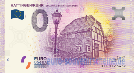 XEGH-2019-1 HATTINGEN/RUHR ZOLLHÄUSCHEN AM STADTGRABEN