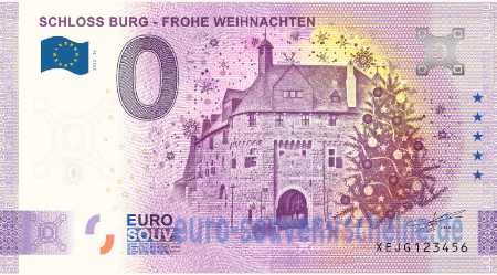 XEJG-2022-16 SCHLOSS BURG - FROHE WEIHNACHTEN 