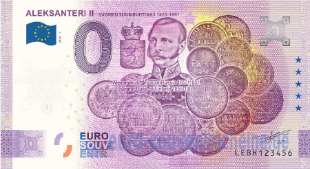 LEBH-2020-3 ALEKSANTERI II SUOMEN SUURIRUHTINAS 1855-1881