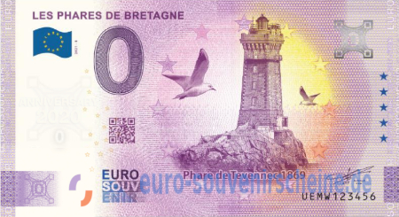 UEMW-2021-8 LES PHARES DE BRETAGNE  PHARE DE TEVENNEC 1869
