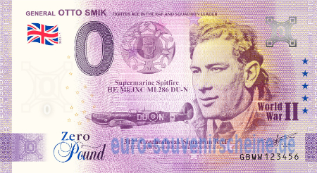 GBWW-2023-1 GENERAL OTTO SMIK FIGHTER ACE IN THE RAF AND SQUADRON LEADER